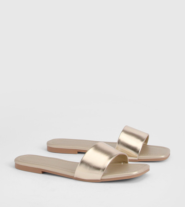 بوهو  modest-glam-w - ذهبي Flat Sandals