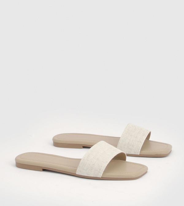 بوهو  modest-glam-w - بيج Flat Sandals