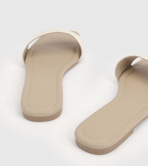 بوهو  modest-glam-w - بيج Flat Sandals