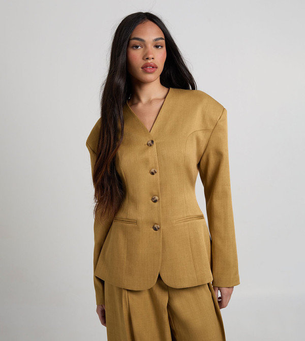 بوهو جاكيتات ومعاطف - أصفر بليزرات