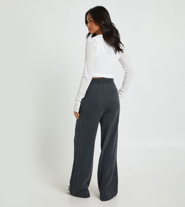 بوهو بناطيل وليقنز - رمادي Sweatpants