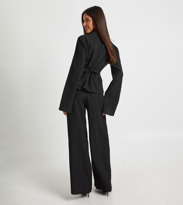 بوهو أطقم ملابس - أسود Co-Ord Set
