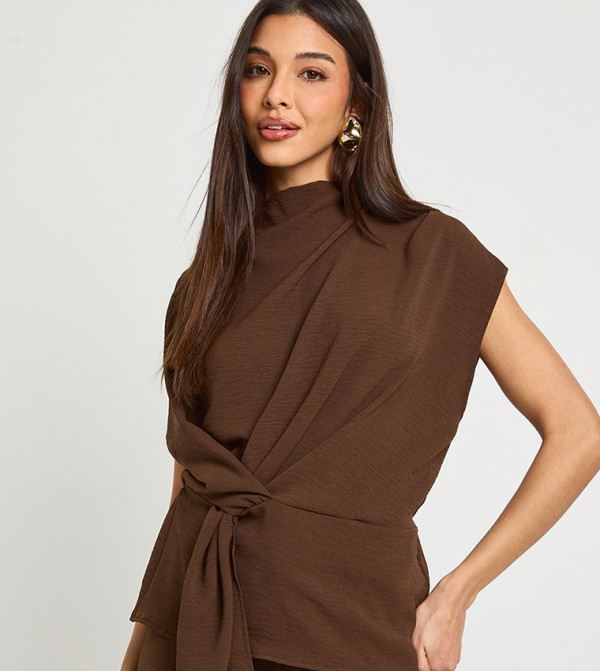 بوهو أطقم ملابس - بني Co-Ord Set