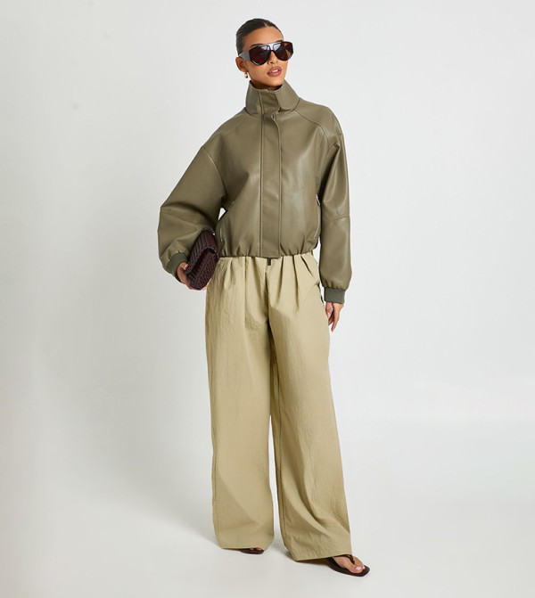 boohoo  Cargos - Khaki Cargos