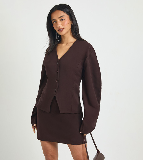 boohoo - Brown Mini Dresses