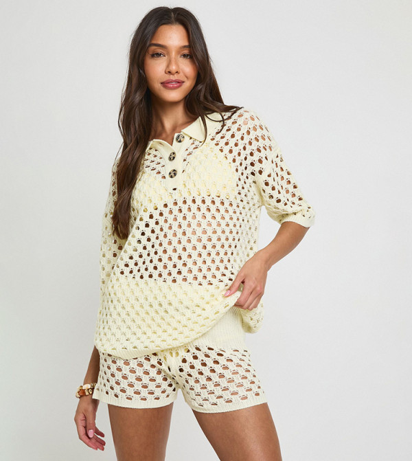 boohoo  Clothing Sets - Cream Co-Ord Set