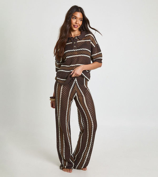 boohoo  Clothing Sets - Brown Co-Ord Set