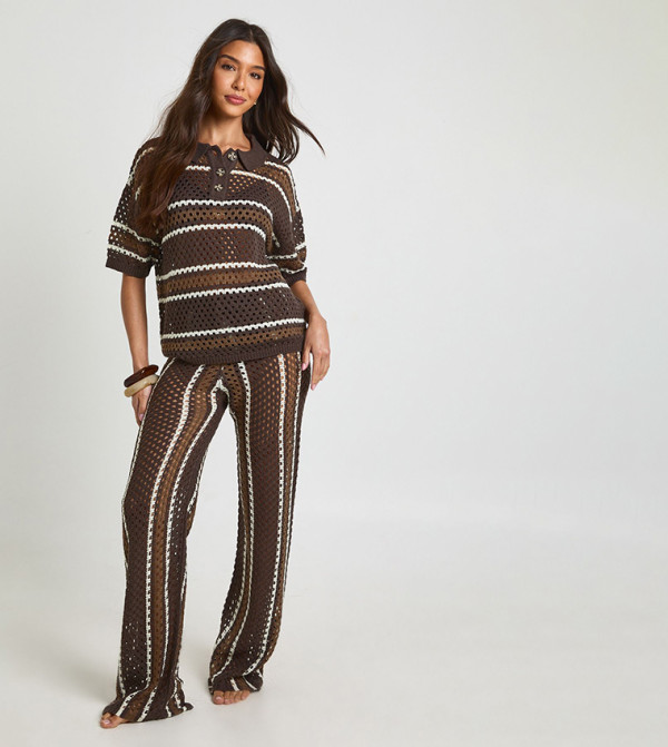boohoo  Clothing Sets - Brown Co-Ord Set