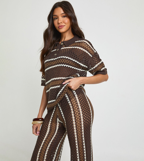 boohoo  Clothing Sets - Brown Co-Ord Set