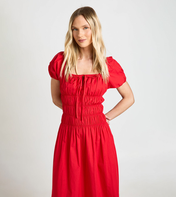 بوهو بوهو - أحمر Maxi Dresses
