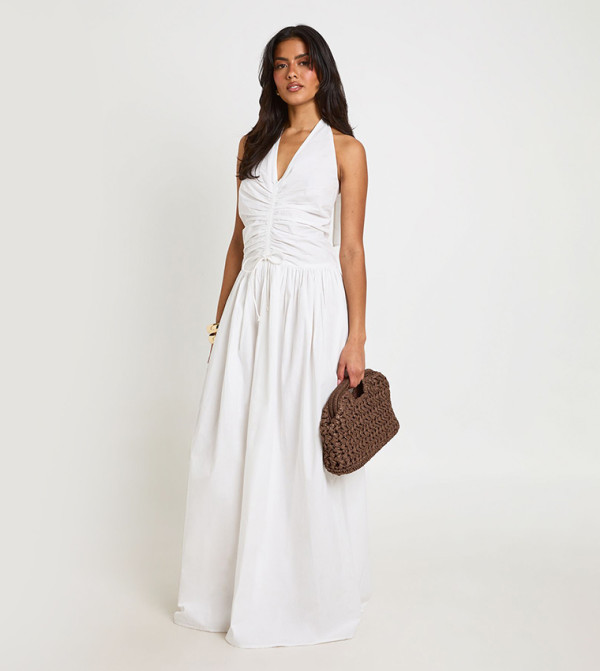 boohoo  resort-state-of-mind-w - White Maxi Dresses