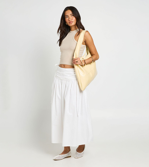 boohoo  Maxi Skirts - White Maxi Skirts