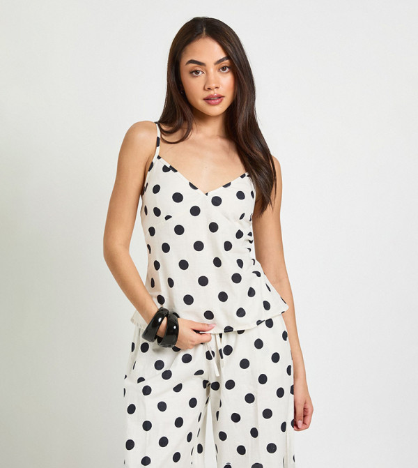 بوهو أطقم ملابس - أبيض Co-Ord Set