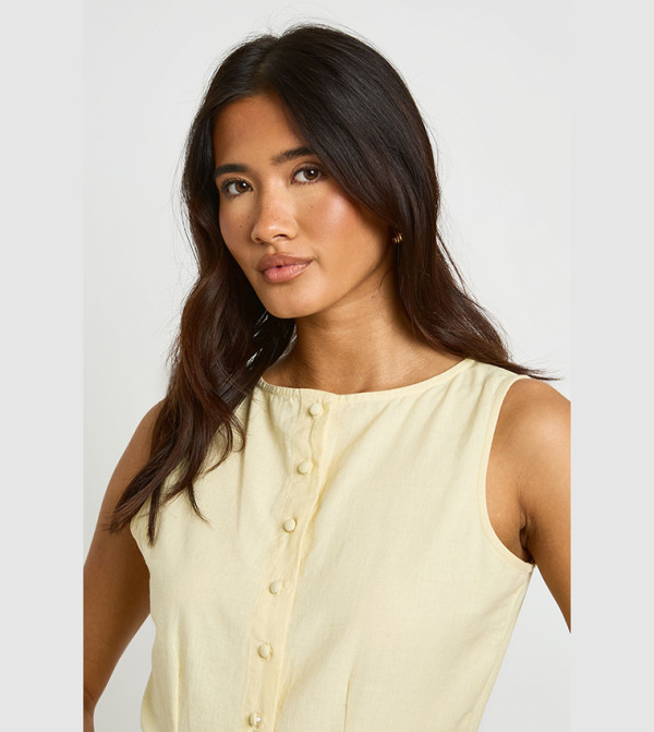 boohoo  summer-tailoring - Light Yellow Waistcoats