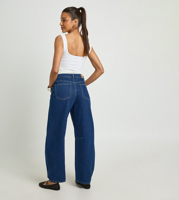 boohoo  denim-obsessed - Blue Straight Jeans