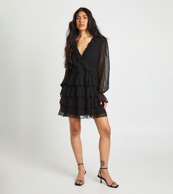 boohoo  Mini Dresses - BLACK Mini Dresses
