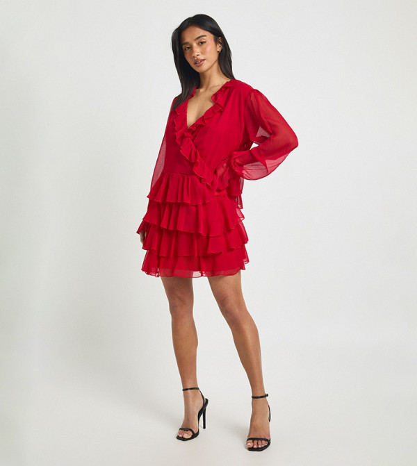 boohoo boohoo - Red Mini Dresses