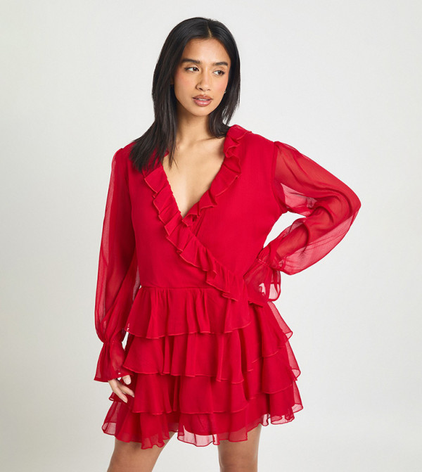 boohoo boohoo - Red Mini Dresses