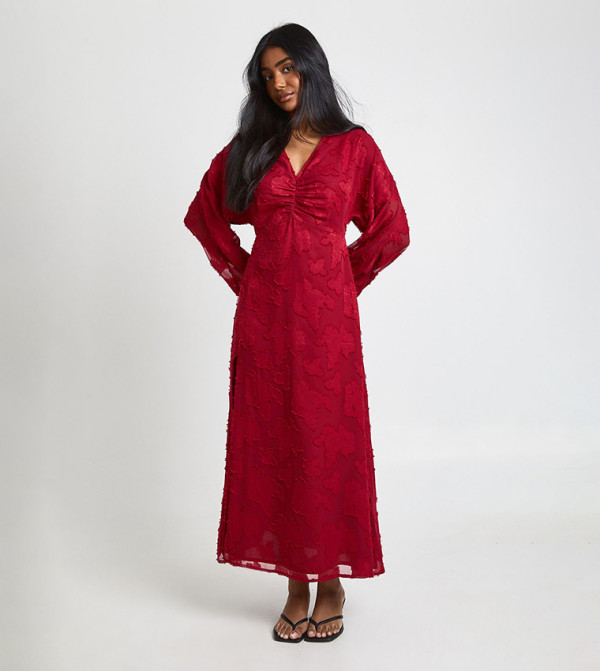 boohoo  - Red Midi Dresses