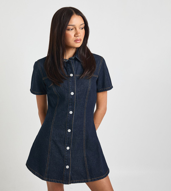 boohoo  Dresses - Blue Mini Dresses