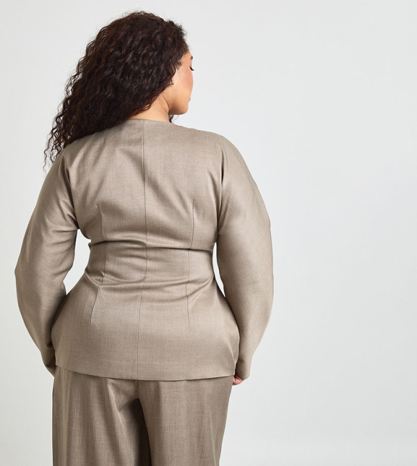 boohoo  Jackets & Coats - Taupe Jackets & Coats