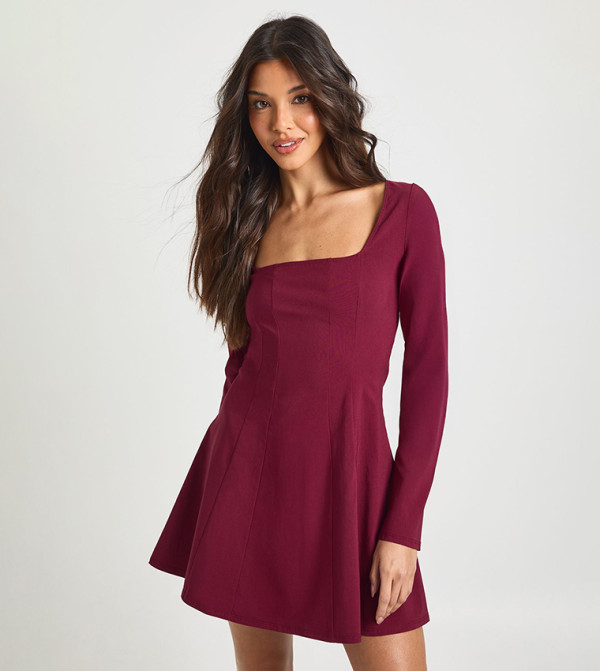 boohoo boohoo - Wine Mini Dresses