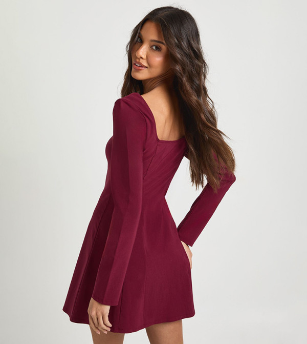 boohoo boohoo - Wine Mini Dresses