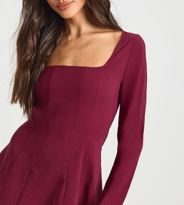boohoo boohoo - Wine Mini Dresses