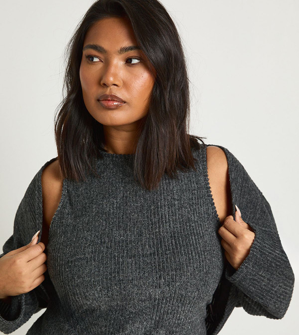 boohoo  Co-Ord Sets - Grey Co-Ord Sets