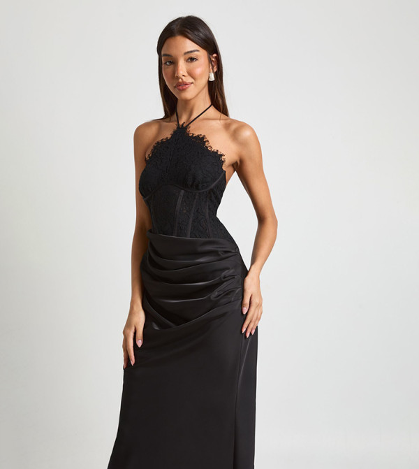 boohoo  Maxi Dresses - BLACK Maxi Dresses