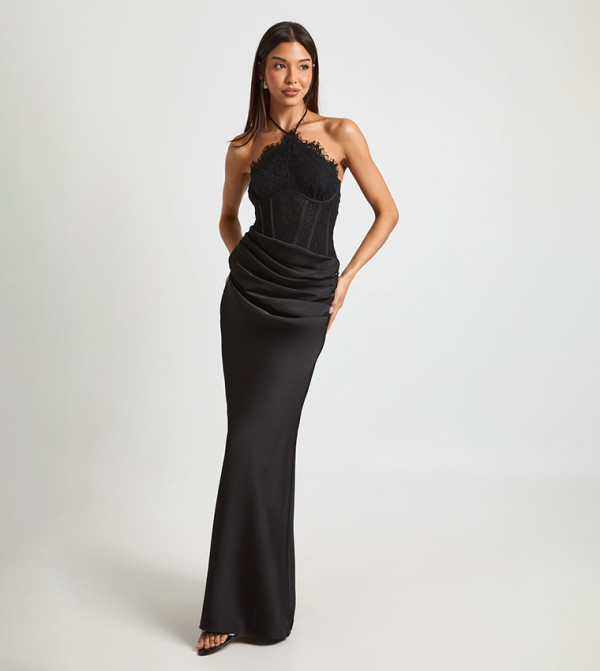 boohoo  Maxi Dresses - BLACK Maxi Dresses