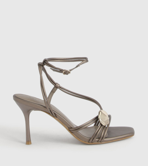 بوهو  modest-glam-w - معدني  كعب