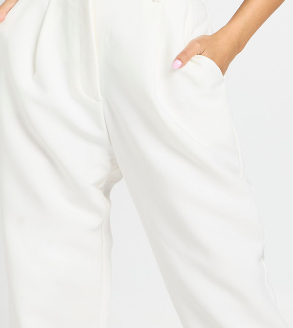 boohoo boohoo - White Casual Pants