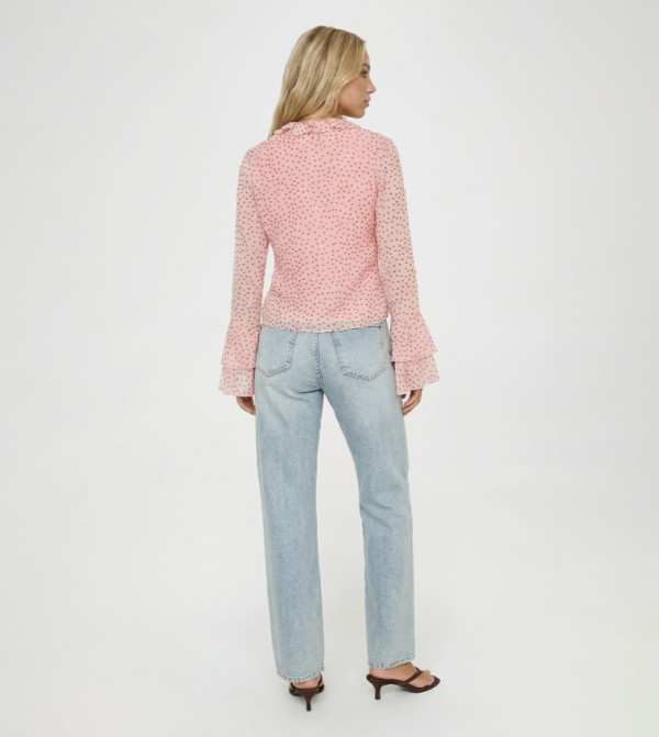 بوهو  توبات كاجوال  - وردي Casual Tops