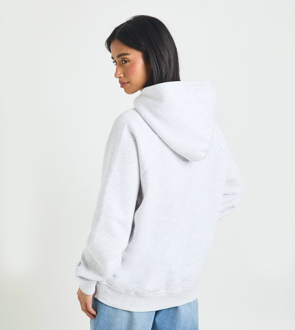 بوهو  هودي - LIGHT GREY هودي