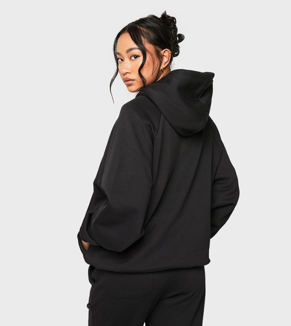 boohoo  Hoodies & Sweatshirts - BLACK Hoodies