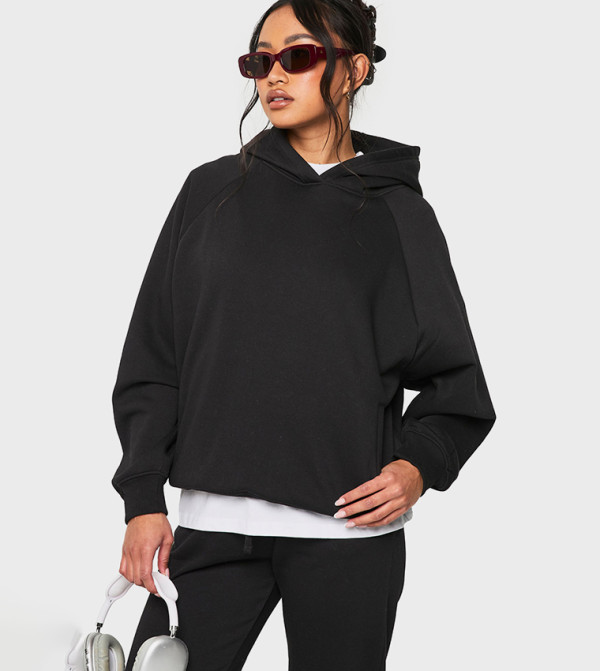 boohoo  Hoodies & Sweatshirts - BLACK Hoodies