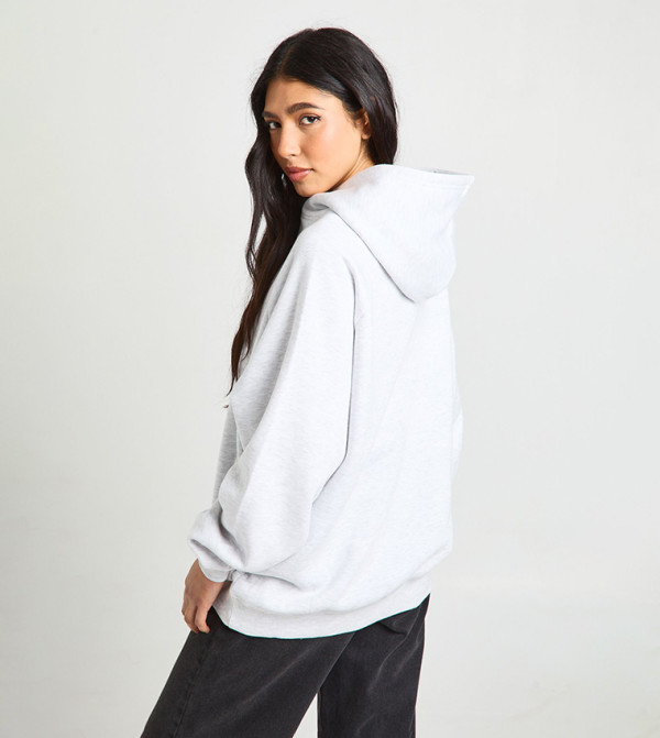 بوهو  هودي - LIGHT GREY هودي