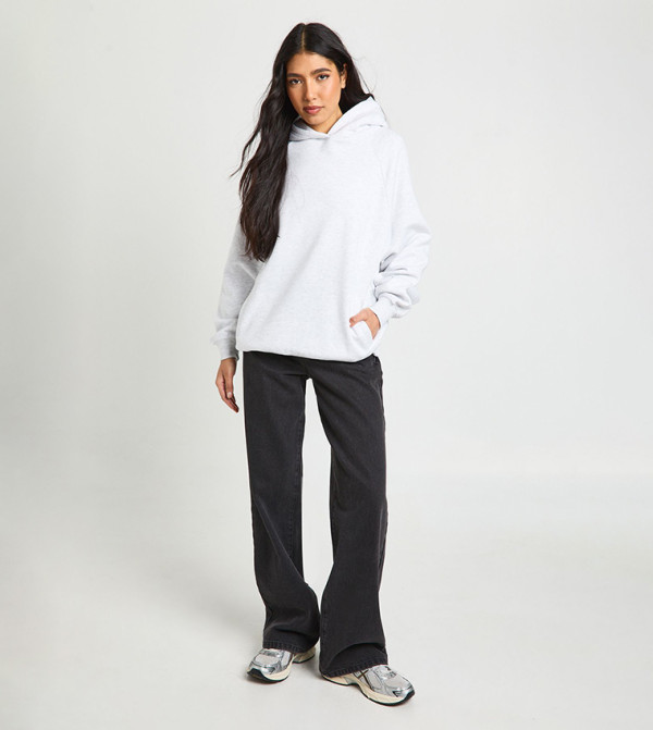 بوهو  هودي - LIGHT GREY هودي