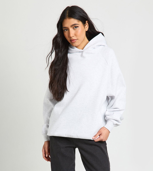 بوهو  هودي - LIGHT GREY هودي