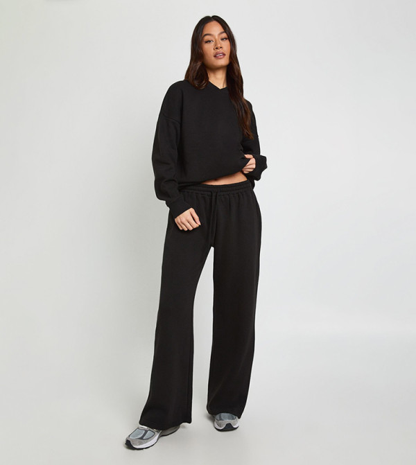 بوهو  أطقم ملابس - أسود Co-Ord Set