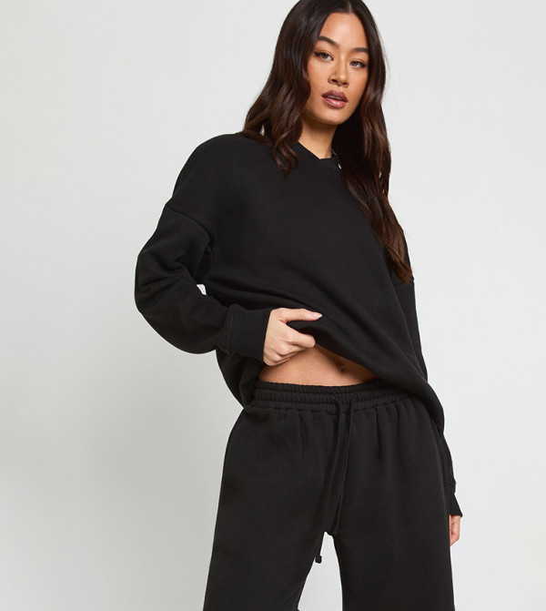 بوهو  أطقم ملابس - أسود Co-Ord Set