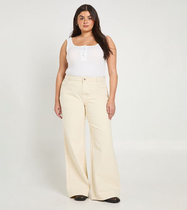 boohoo Jeans - Beige Jeans