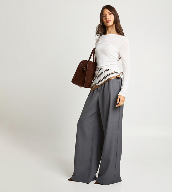 بوهو بلوزات - أبيض Casual Tops