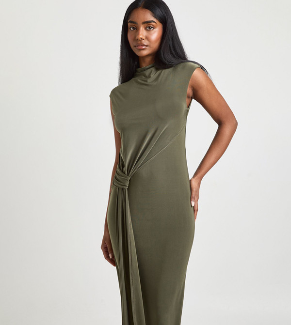 بوهو  فساتين - أخضر Maxi Dresses