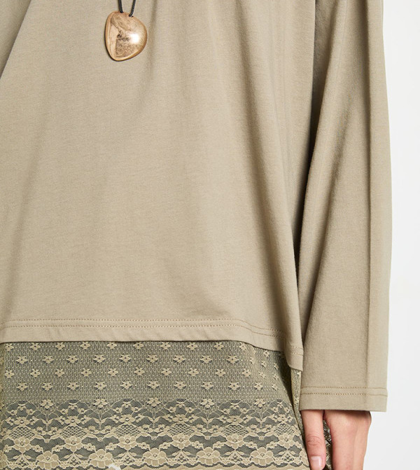 boohoo boohoo - Khaki Long Sleeve T-Shirts