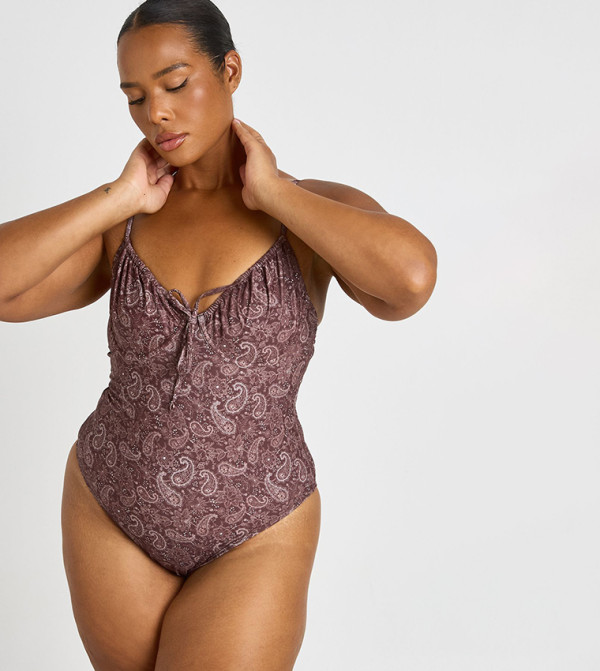 boohoo Swim & Beachwear - Burgundy Swim & Beachwear