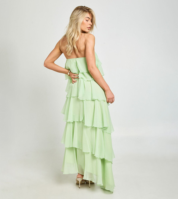 boohoo  maxi-summer-edits - Green Maxi Dresses