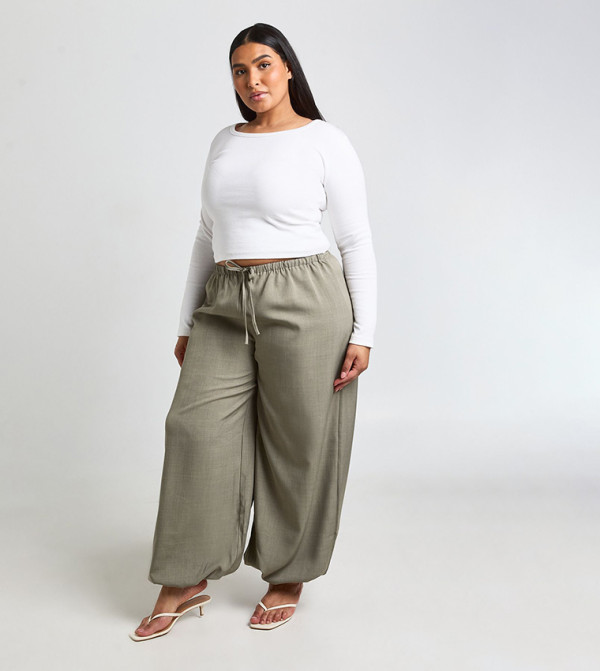 boohoo boohoo - Khaki Casual Pants