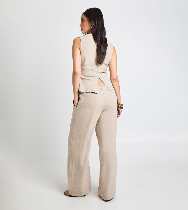boohoo  Clothing Sets - Beige Co-Ord Set